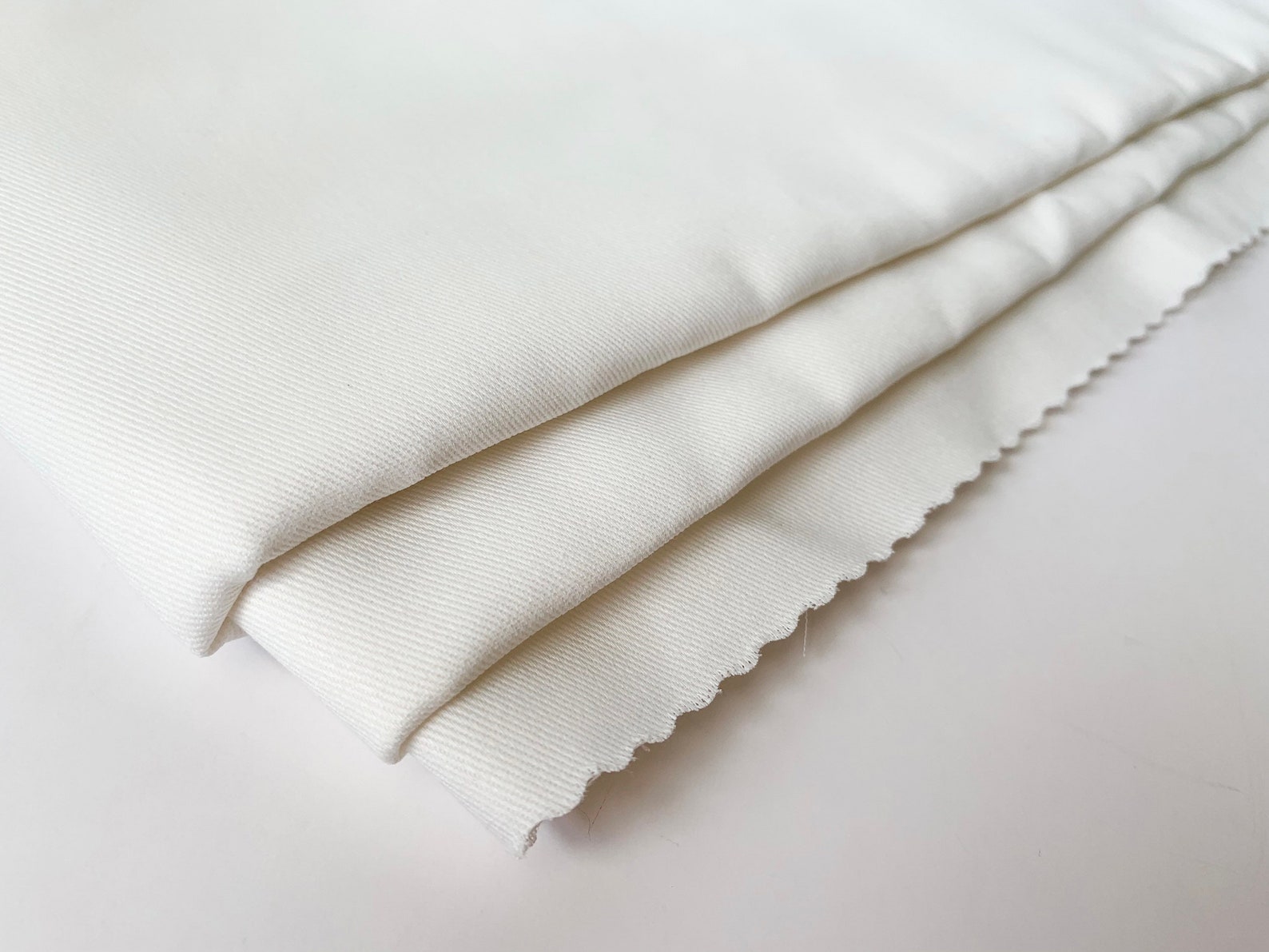 Cotton Twill Fabric by the Yard 100 White Cotton Twill Etsy