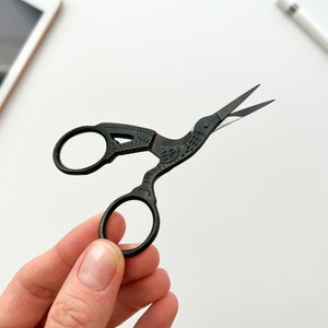 Stork Embroidery Scissors, Small Sharp Bird Scissors, Cross Stitch ...