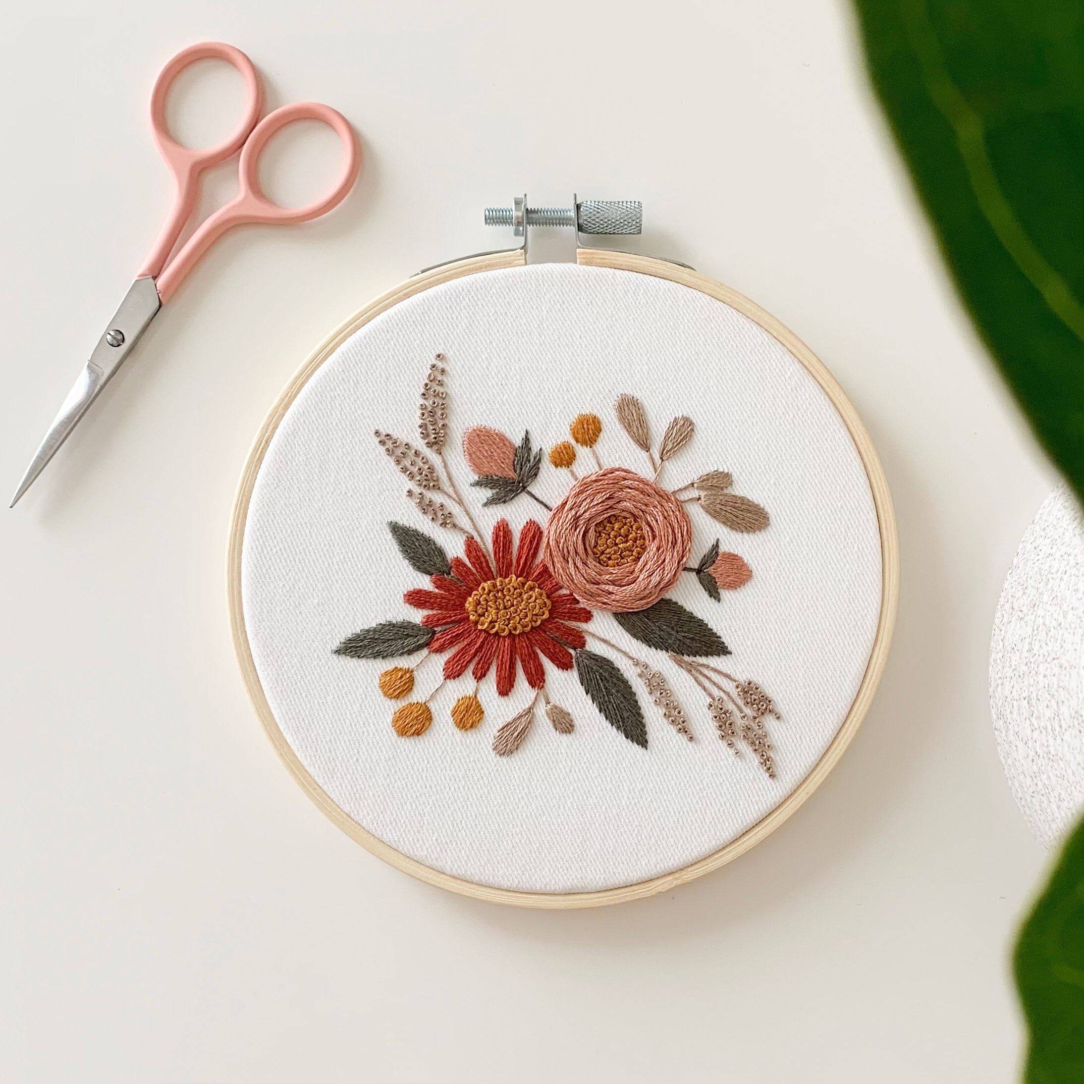 Simple Flower Patch Embroidery Pattern — by CHLOE WEN