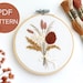 Dried Flowers Bouquet embroidery pattern, pdf pattern, beginner embroidery pattern pdf, flowers cross stitch pattern for beginners