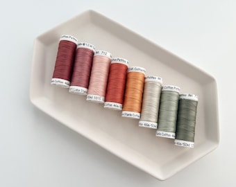 Hilo de algodón Sulky de 12 wt: Bordado, acolchado, costura - Juego de 8 colores