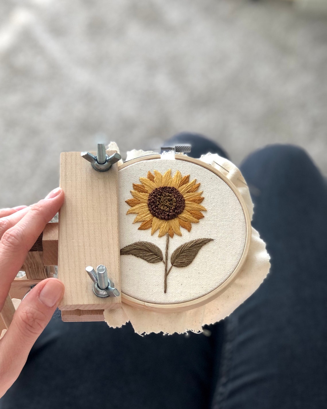 Sunflower Embroidery Pattern Pdf Pattern Beginner Embroidery Etsy