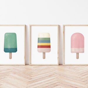 Set di 3 stampe decorative, illustrazioni originali per la camera dei bambini