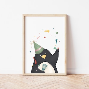 Stampa artistica giclée, illustrazione digitale originale