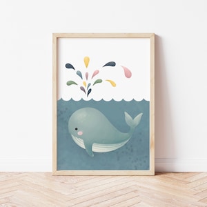 Stampa artistica giclée, illustrazione digitale originale
