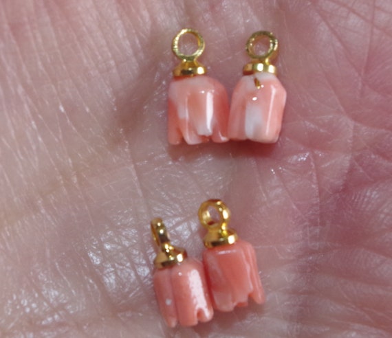 Collier De Perles Naturelles Roses, Blanches, Saumon, Corail, Rouges - Magnifique Et Authentique - Occasion