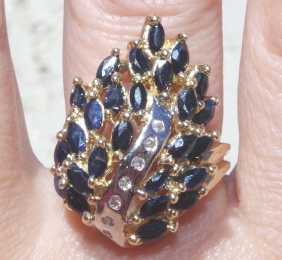 Emerald Cut High Quality Sapphire Ring