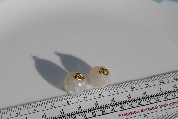 Faceted 15 MM Large Faceted Dragon Topaz Jackets … - image 6