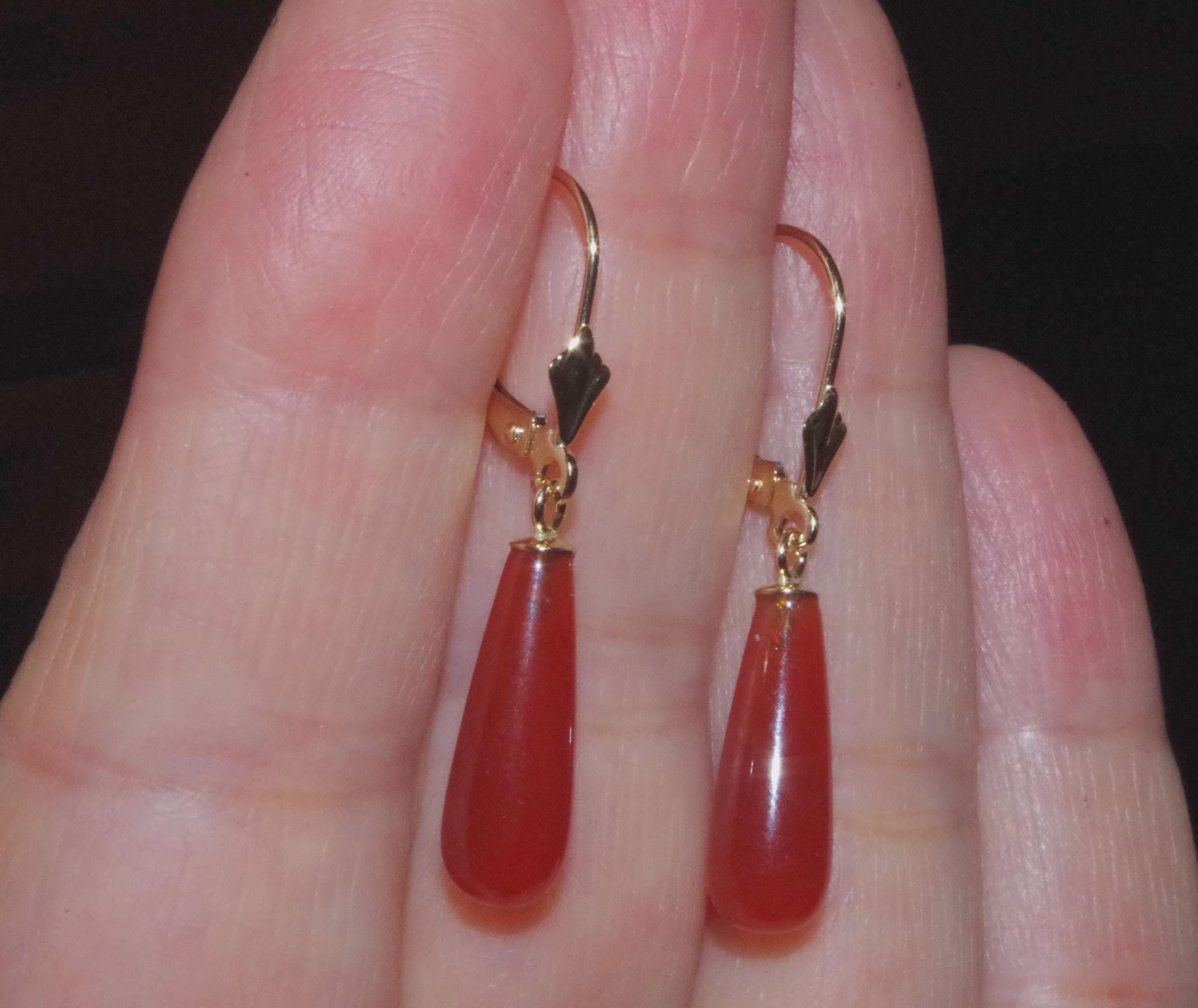 Orecchini a goccia, 18 carati, per evitare allergie, in oro leggero, da donna, grandi, orecchini alla moda, adatti per donne e ragazze (colore oro Orecchini a goccia, 18 carati, per evitare allergie, in oro leggero, da donna, grandi, orecchini alla moda, adatti per donne e ragazze (colore oro