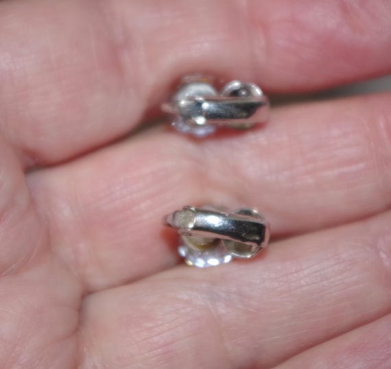Retro Rainbow Disco Ball Clip On Earrings: Stainless Steel View 4
