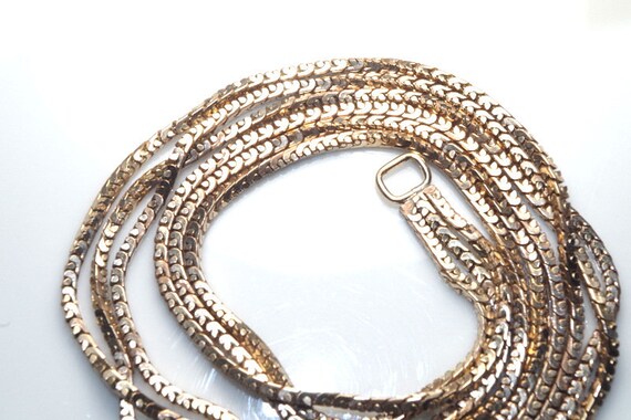 Vintage Gorgeous  12k Gold Filled Multi Chain Nec… - image 4