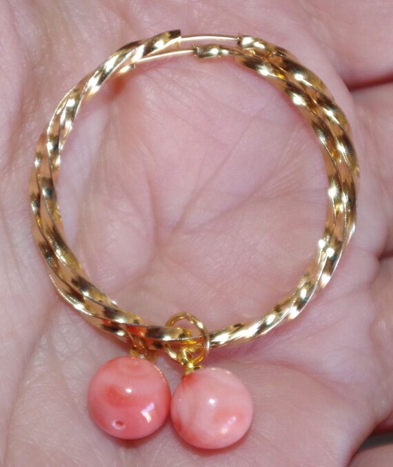 Vintage 14K Gold Filled Swirl Huggie Hoop Earring… - image 3