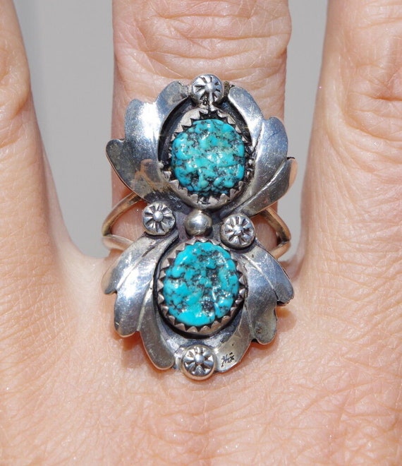 Buy Vintage Gorgeous SS 925 Large Flower Oval Cut Arizona