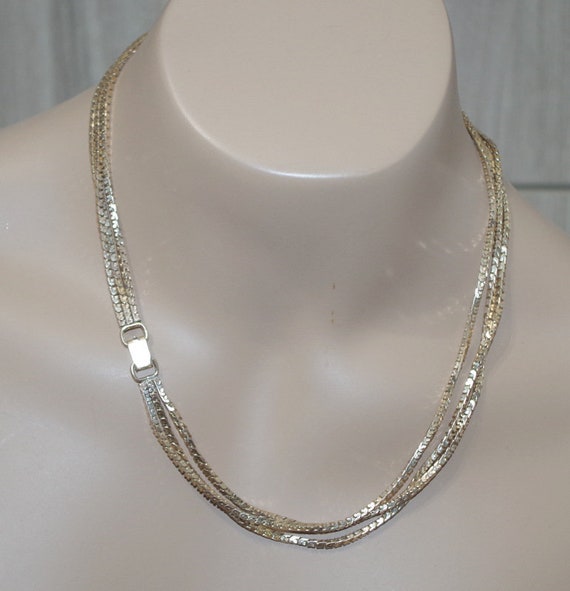 Vintage Gorgeous  12k Gold Filled Multi Chain Nec… - image 10