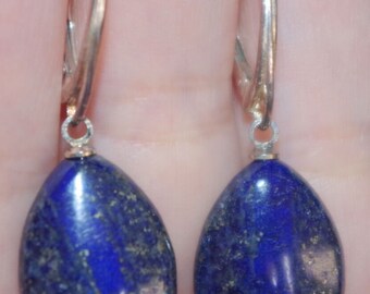 VONALA Orecchini Pendenti A Goccia In Argento 925 Con Lapislazzuli - Eleganti E Ipoallergenici, Regalo Perfetto Per Lei