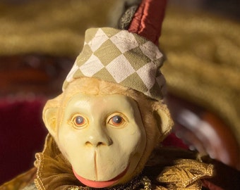 AMC 23" Court Jester Monkey w/ Wings Rare poupée vintage Wizard of Oz Collection