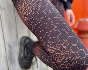 Sacred Geometry leggings,bohemian leggings,boho chic leggings,yoga pants,plus size leggings,festival leggings,unisex leggings,leggings