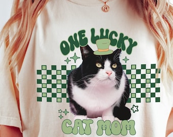 Camicia per gatti del giorno di San Patrizio, maglietta strana con meme, regalo ironico per il proprietario del gatto, magliette strane di St. Paddy che vanno duro, vestiti di sarcasmo brutto e sciocco