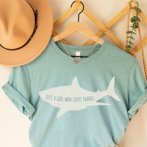 Shark Shirt, Animal T-Shirt, Women's Shark Tee, Shark Gifts, Shark Week, Scuba Diving Gift, Diving Shirt, Respect The Locals Shirt, Ocean T