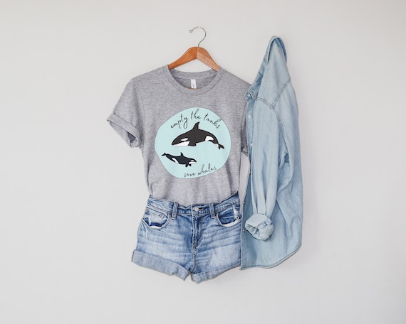 Empty The Tanks Orca T-Shirt Activist Orca Lover Tee Gift Empty The Tanks Orca T-Shirt Activist Orca Lover Tee Gift