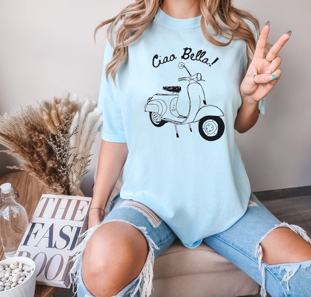 Camisas Bordadas Marca De Ropa La Vespa Camisa Ciao Bella