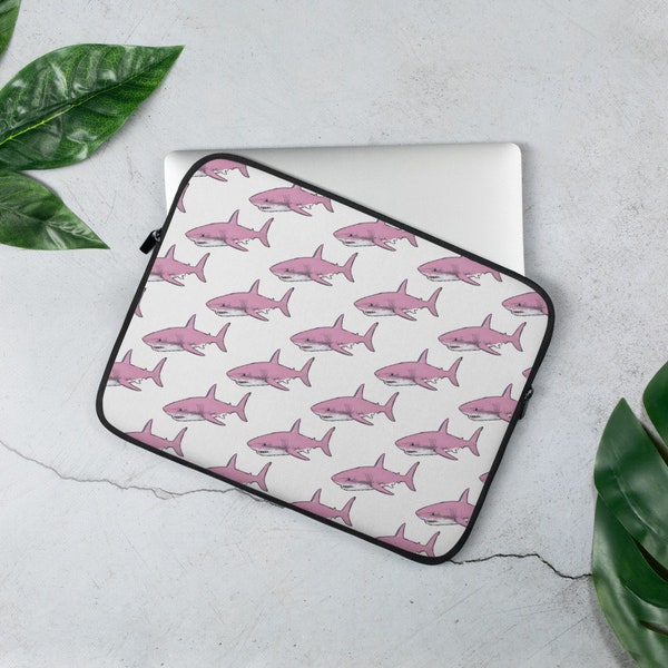 Laptophülle Hai Popart Laptop Case Sleeve Cover  Shark Print Artprint