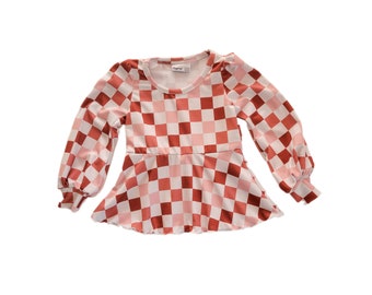 2t Checkered top