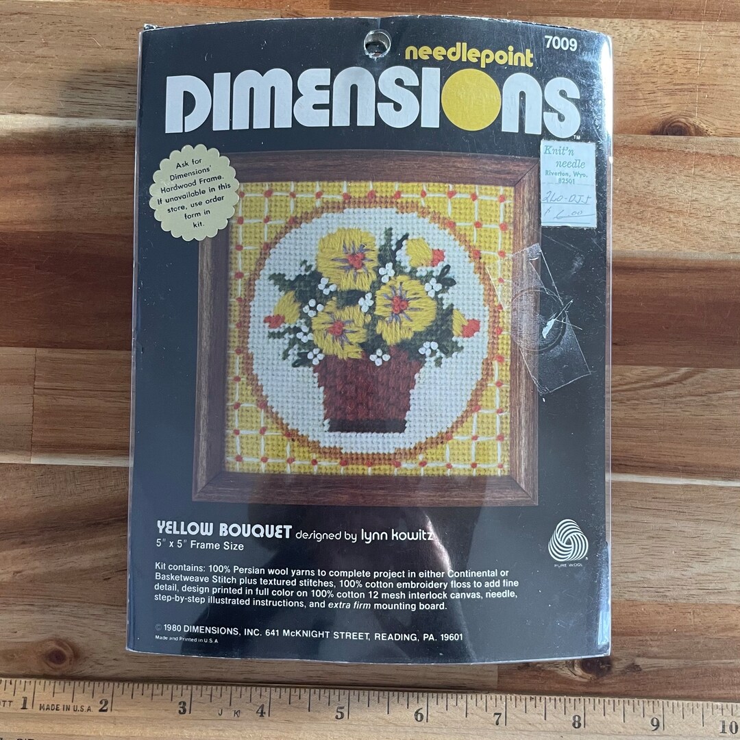 Vintage Dimensions FLORAL RETREAT Gold Collection Cross Stitch Kit