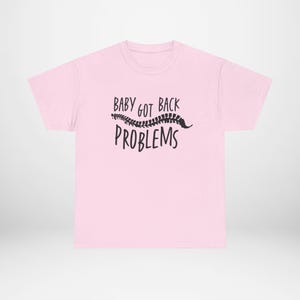 Baby kreeg rugproblemen, zwaar katoenen uniseks T-shirt, scoliose-T-shirt