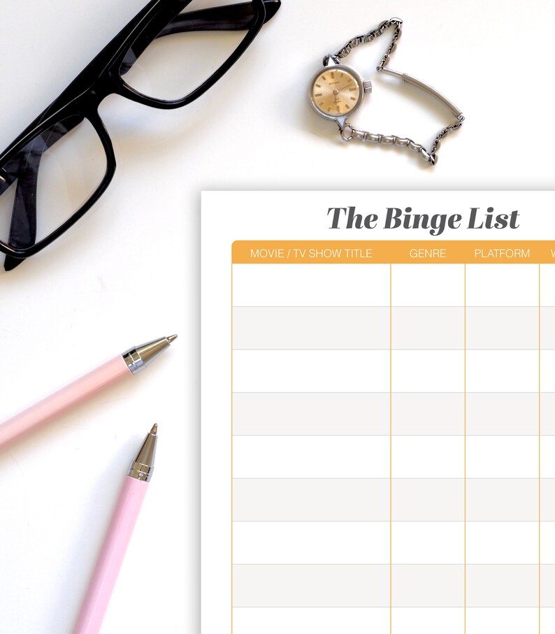 binge series list