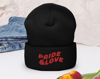 Love & Pride Cuffed Beanie