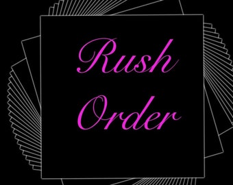 Rush my order 2-3 business days