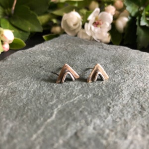 Mountain Peak Post Earring