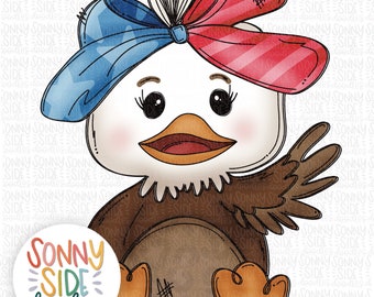 Coquette 4th Of July Png | America PNG | 4th of July png| American Girl |Fourth Of July PNG | Eagle Bow Png | Patriotic Girl png |Trendy USA