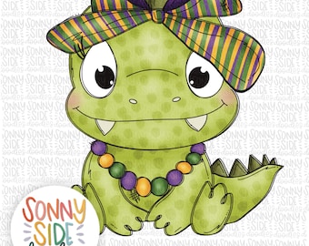 Mardi Gras Girl PNG | Mardi Gras Sublimation PNG Design | Hand Drawn | Digital Download | Printable Art | Happy Mardi Gras | Mardi Gras Bow