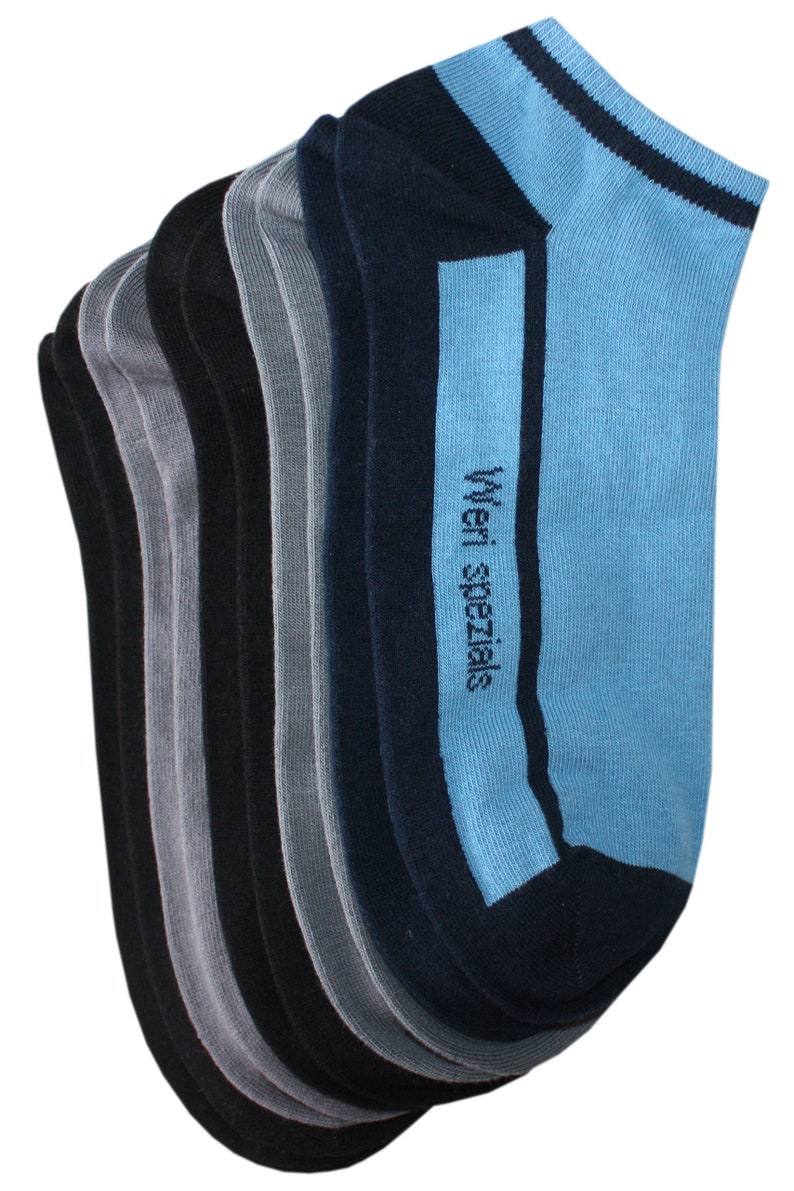 Men/'s ankle socks WERI SPEZIALS 5 Pair pack