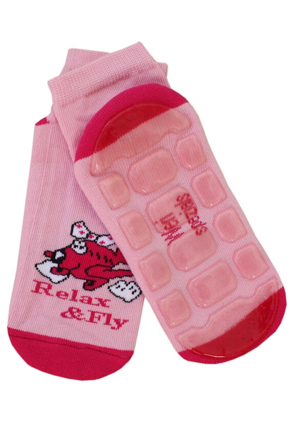 Weri Spezials Baby-Unisex ABS Terry Sole Anti Non Slip Friends Tights Marine