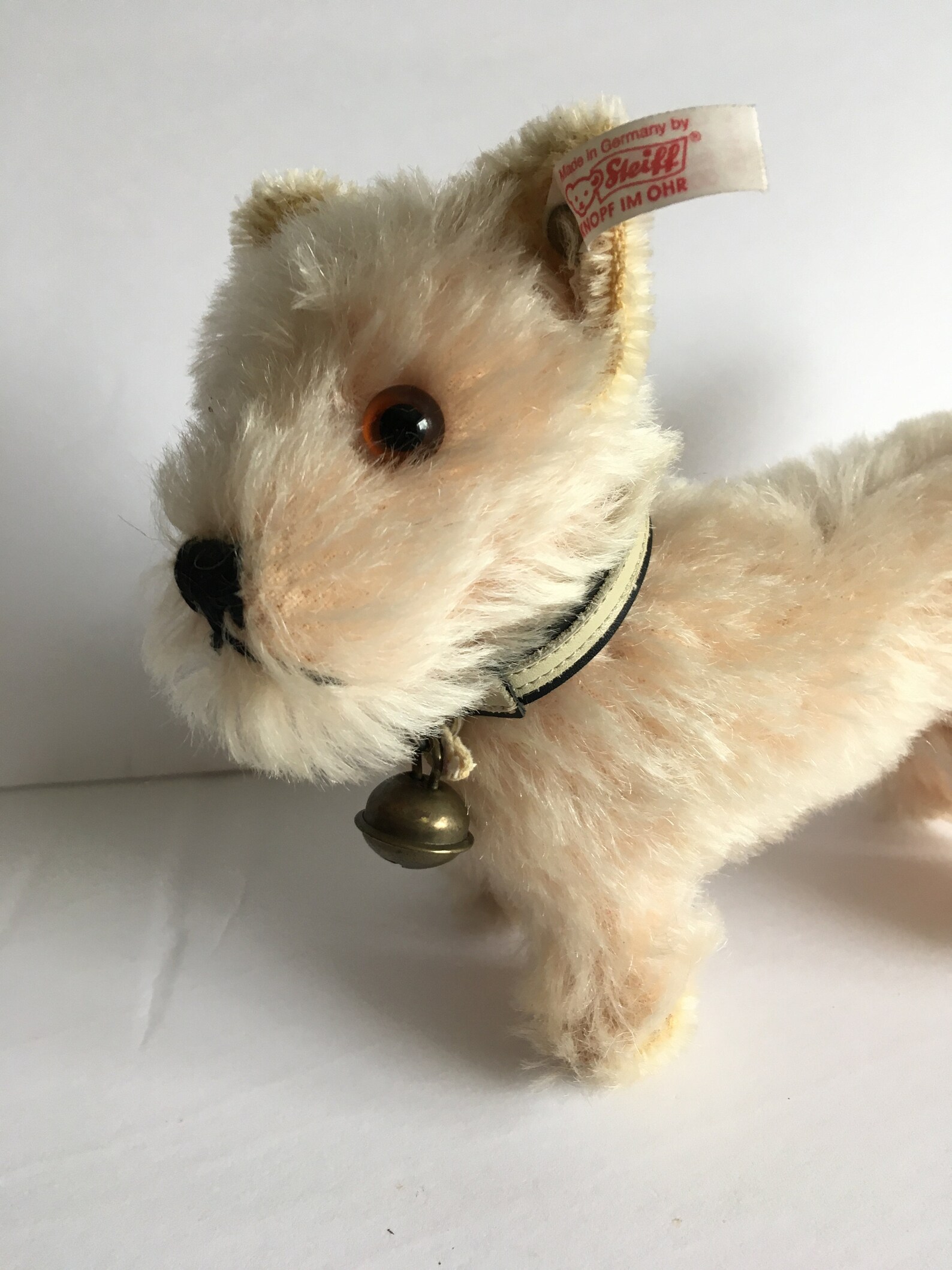 Steiff Scotty 1930 Replica Pink Scottish Terrier Plush Toy Etsy