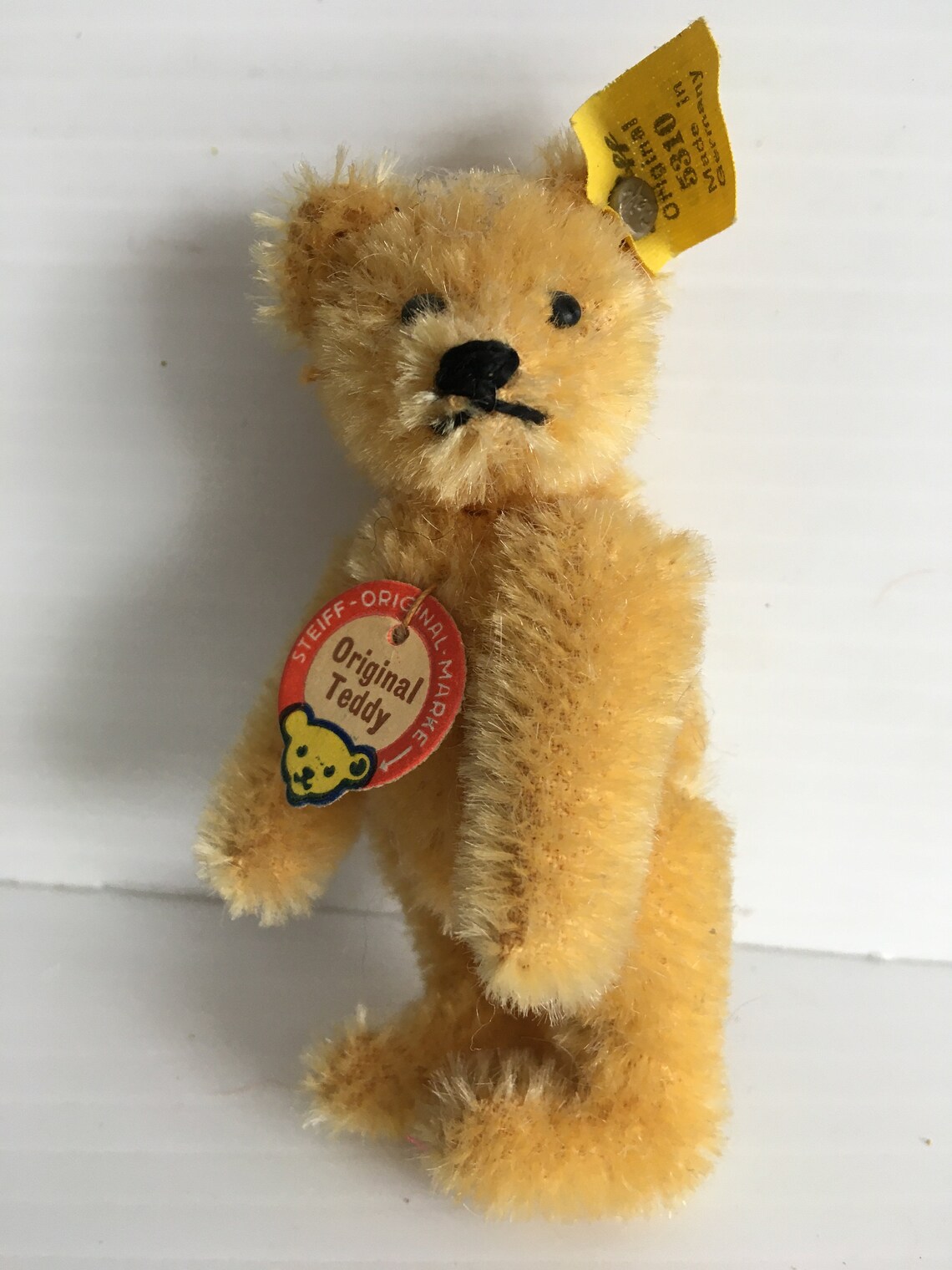 Steiff original teddy bear circa 1950's 3 1/2 inch mint | Etsy