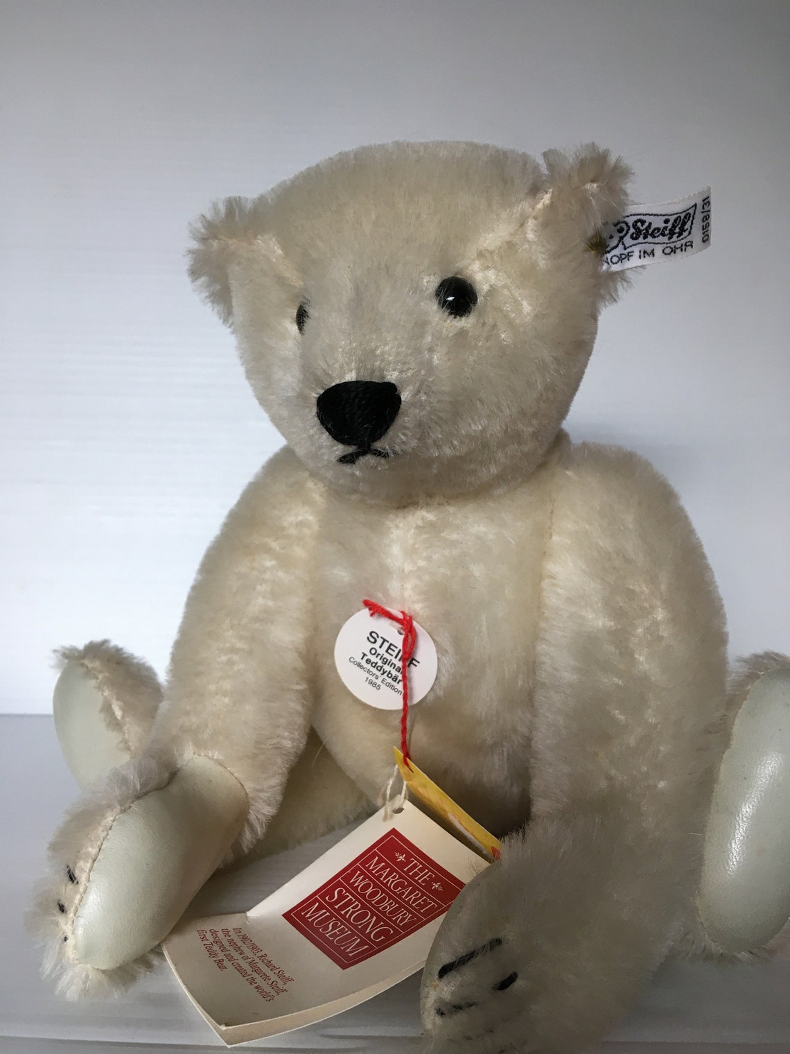 Steiff Original Margaret Strong White Teddy Bear 31cm | Etsy