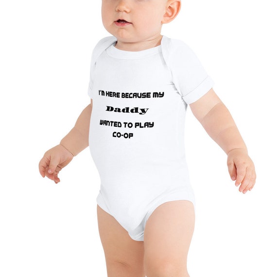 gamer baby onesie