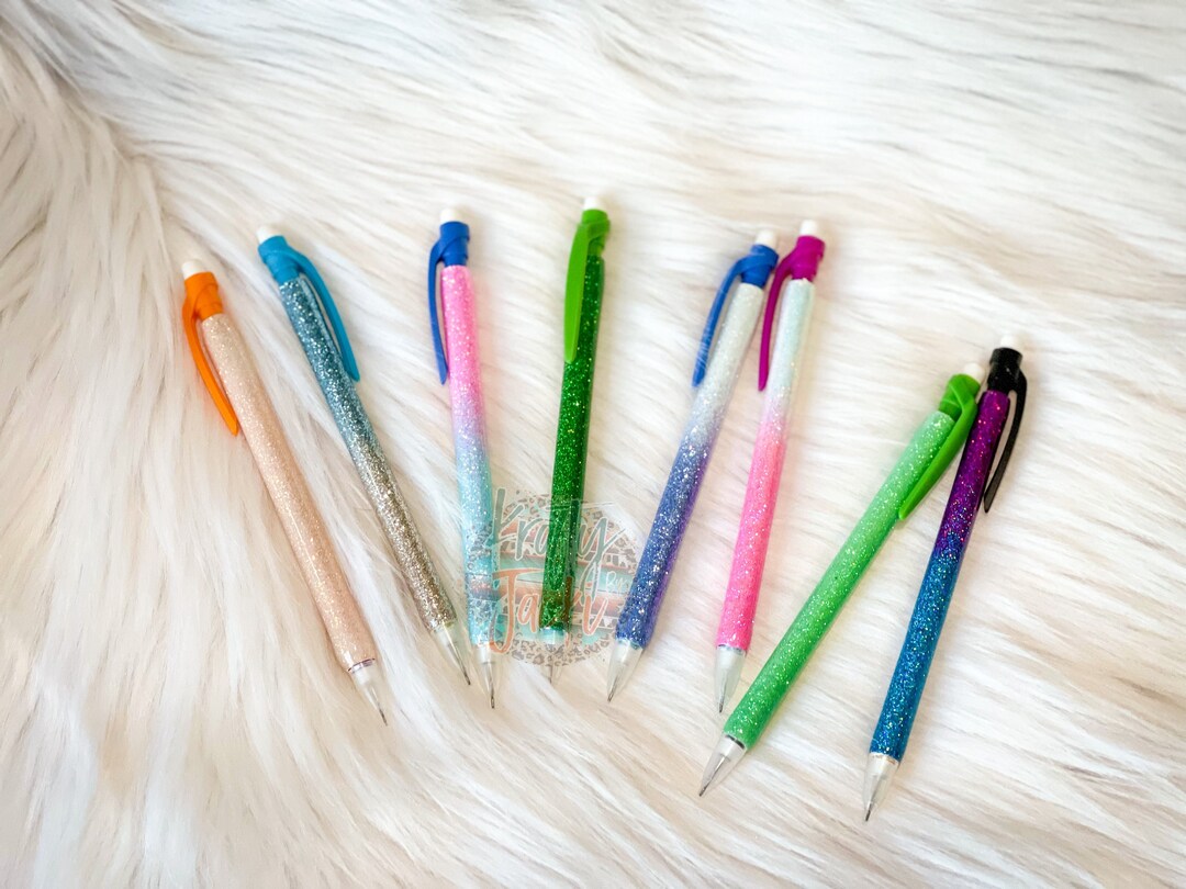 Glitter Mechanical Pencil Custom Mechanical Pencil Back to Etsy