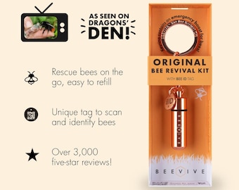 Bee Revival Kit – Rose Gold Edition | Sustainable Gift for Bee Lovers, Gardeners & Nature Enthusiasts