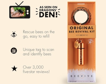 Bee Revival Kit – Gold Edition | Sustainable Gift for Bee Lovers, Gardeners & Nature Enthusiasts