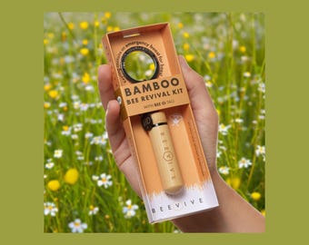 Bamboo Bee Revival Kit with Bee ID Tag – Eco-Friendly Gift for Nature Lovers