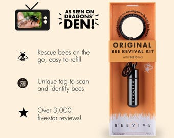 Bee Revival Kit – Anthracite Grey Edition | Sustainable Gift for Bee Lovers, Gardeners & Nature Enthusiasts