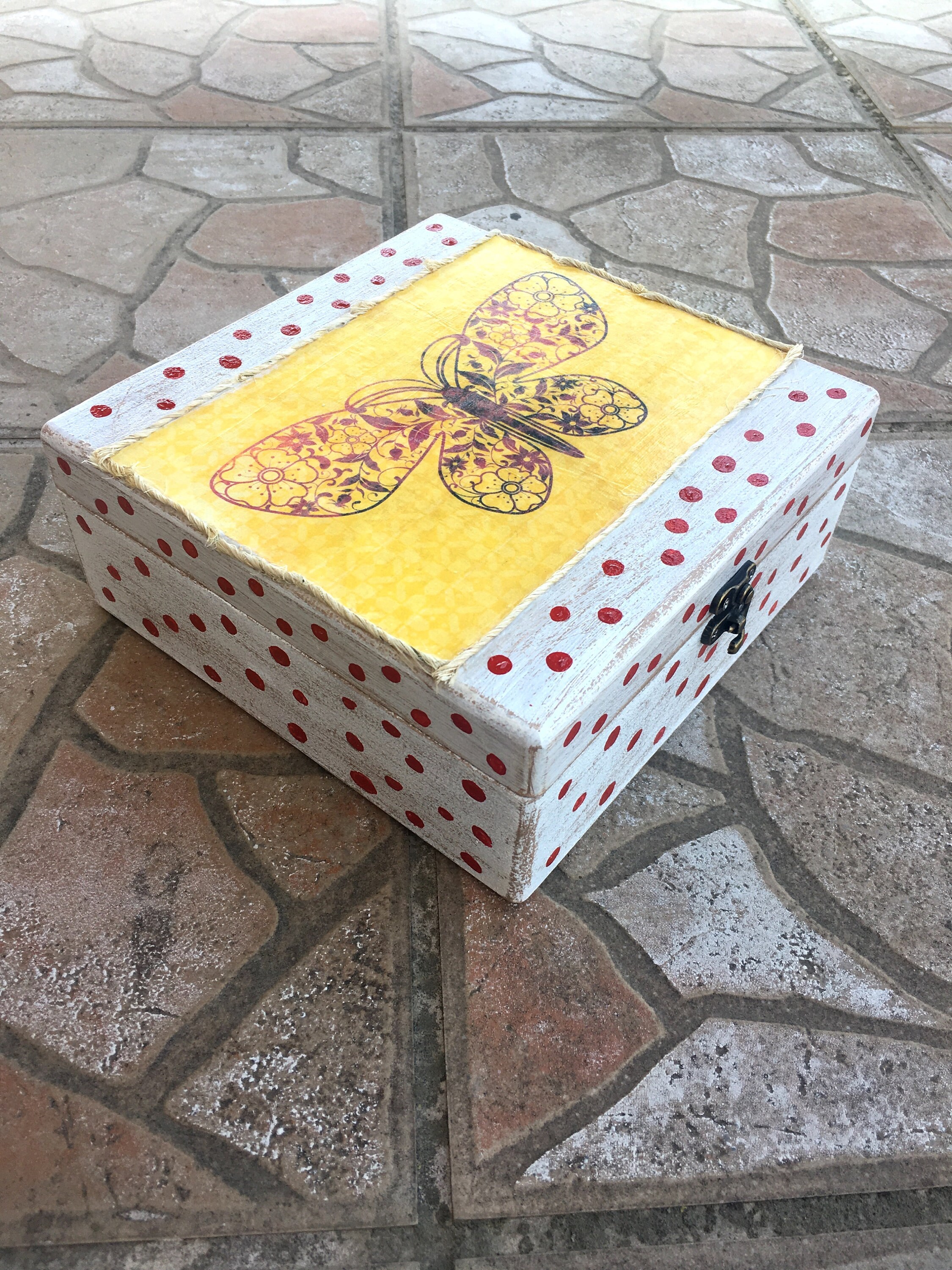 Decoupage Wooden Box Storage Box Gift Box Home Decor Box Etsy UK