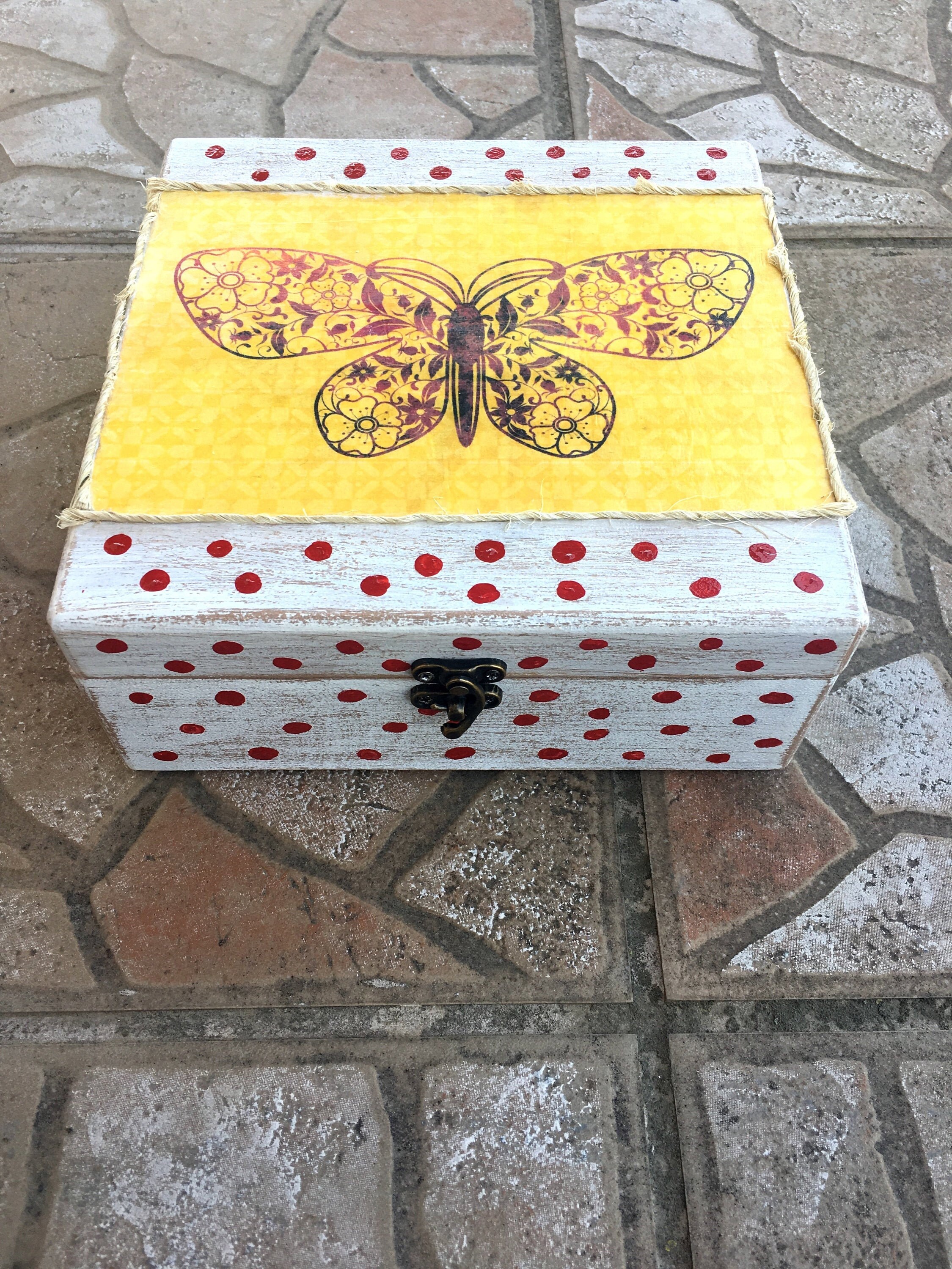 Decoupage Wooden Box Storage Box Gift Box Home Decor Box Etsy UK