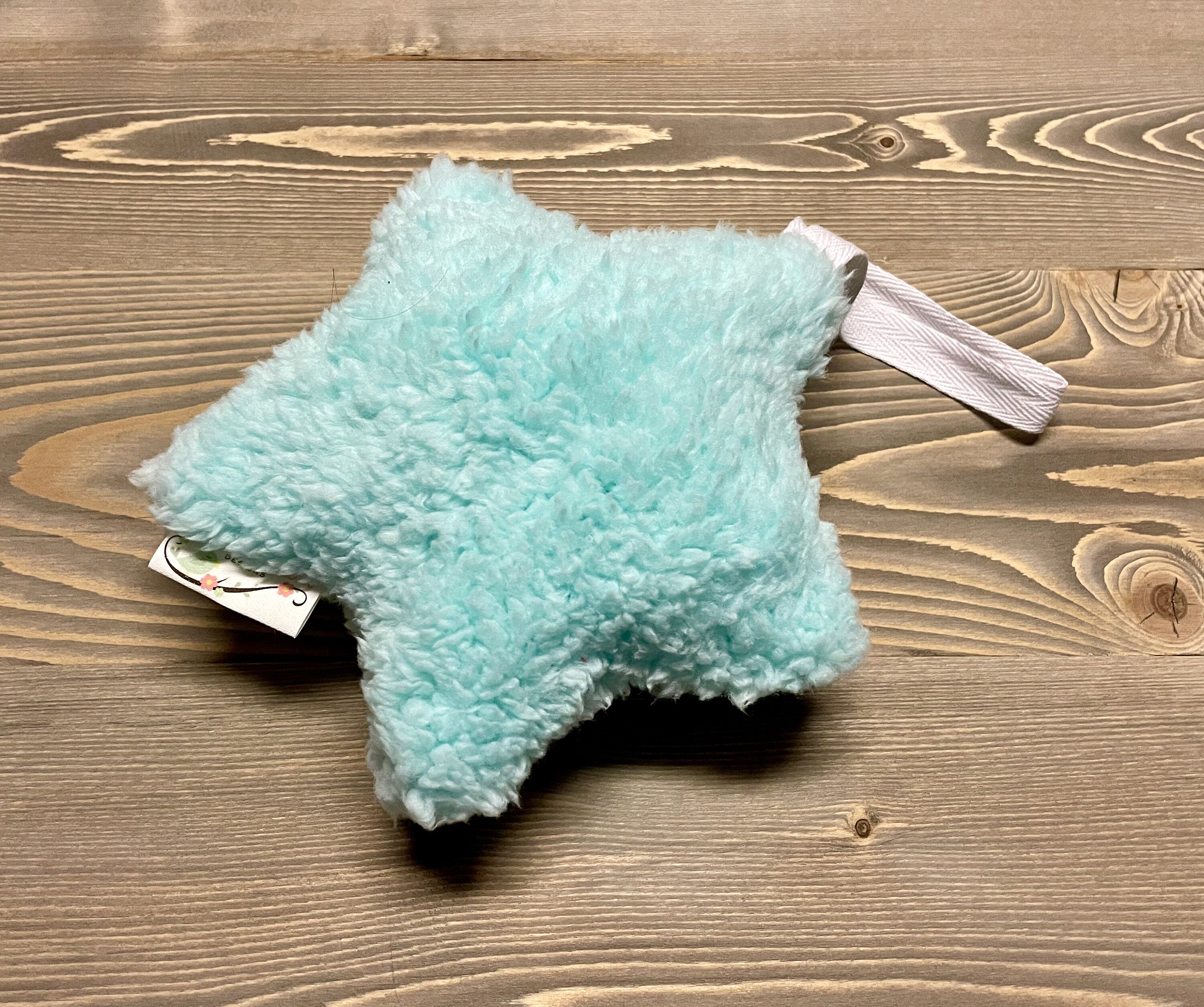 Soporte de chupete star moon seafoam paci holder plush paci holder