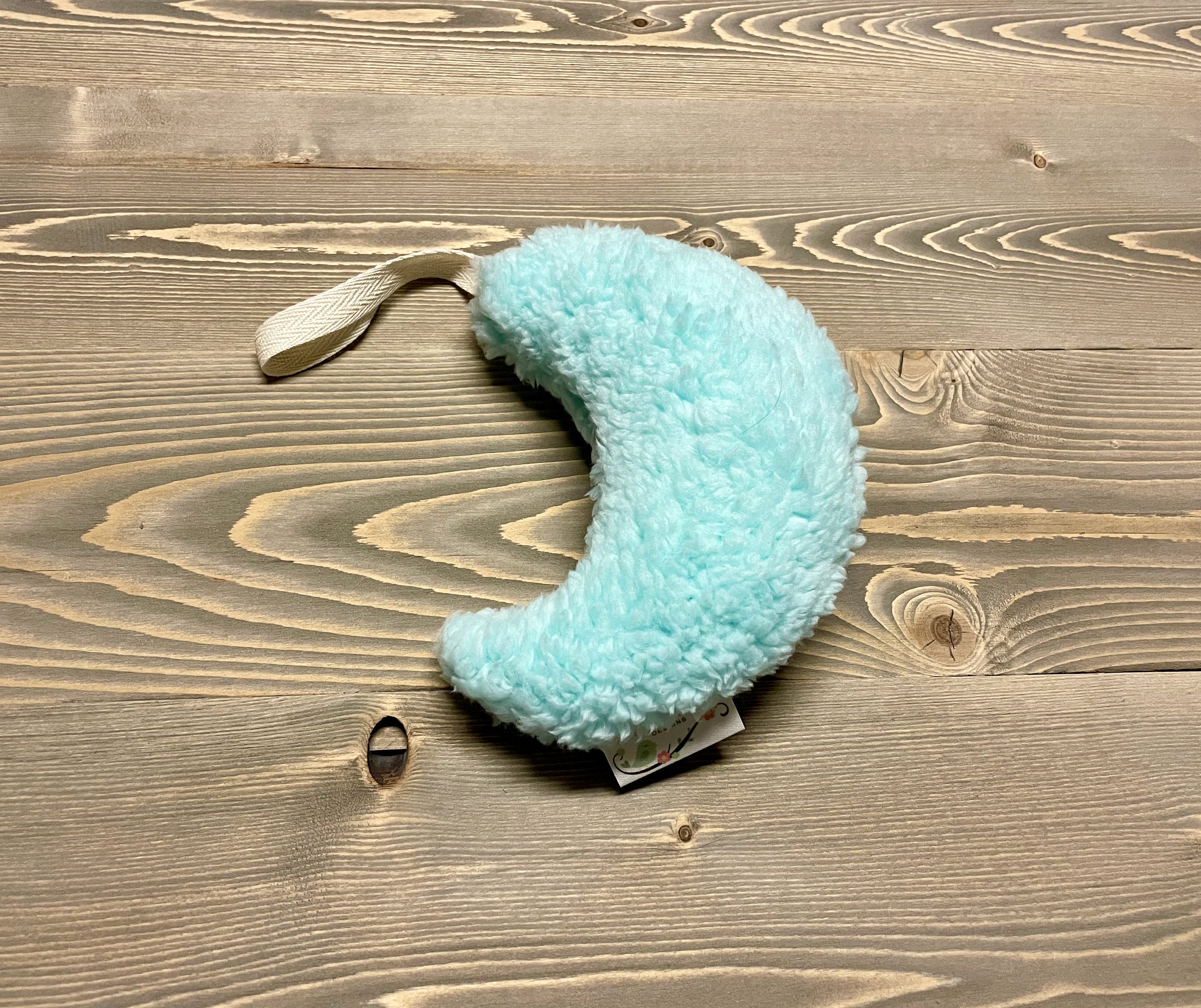 Soporte de chupete star moon seafoam paci holder plush paci holder